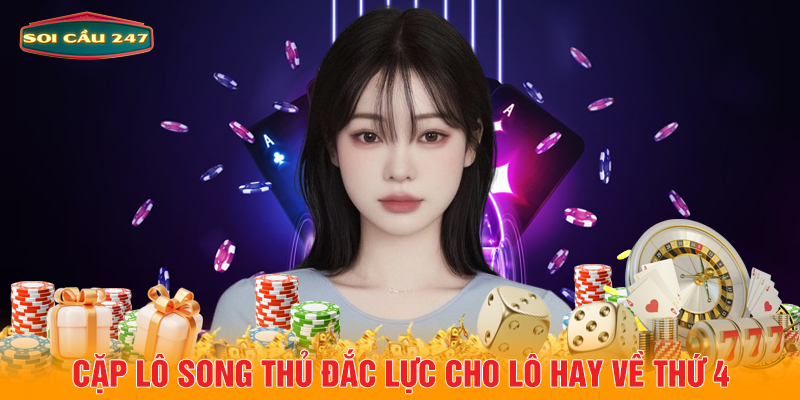 Cặp lô song thủ đắc lực cho lô hay về thứ 4