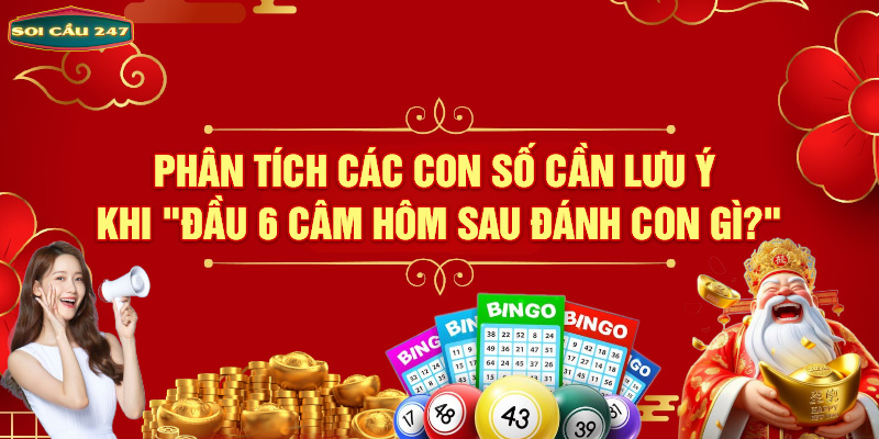 Phân tích các con số cần lưu ý khi đầu 6 Câm hôm sau đánh con gì?